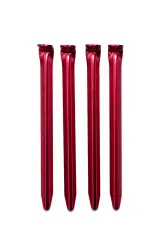 Alpinist Alüminyum Çadır Kazığı 16cm Kırmızı - Alpinist