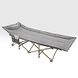 Argeus Haven Katlanır Kamp Yatağı Kampet Gri 185x70 - Argeus