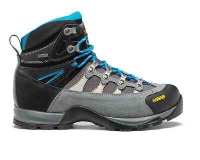 Asolo Stynger GoreTex Kadın Trekking Botu Gri-Mavi - 2