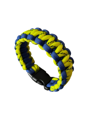 By Paracord Bileklik Erkek Mavi Sarı 1 - 1