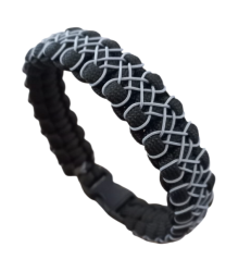 By Paracord Bileklik Erkek Siyah 1 - Byparacord