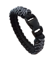 By Paracord Bileklik Erkek Siyah 1 - 2