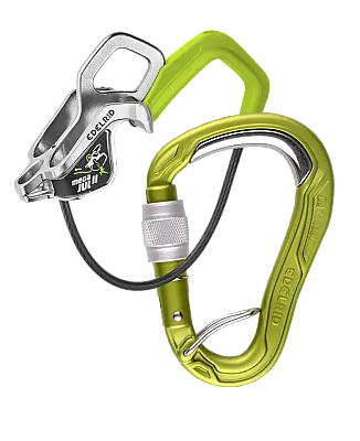 Edelrid Mega Jule Kit Emniyet İniş Aleti Seti Bulletproof Karabinalı - 1
