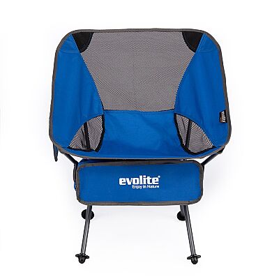 Evolite Pratik Kamp Sandalyesi Bisikletçiler İçin Mavi - 3