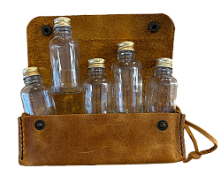 Go Bear Bushcraft Baharatlık Deri Kılıflı 5li Taba - 2