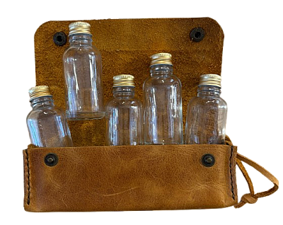 Go Bear Bushcraft Baharatlık Deri Kılıflı 5li Taba - 2