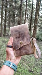 Go Bear Bushcraft Yağlık Deri Kılıflı Bej - Go Bear