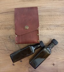 Go Bear Bushcraft Yağlık Ham Deri Kılıflı - Go Bear