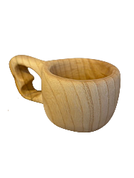 Gök Ahşap El Yapımı Kestane Kuksa Bardak - Güney Outdoor