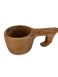 Gök Ahşap El Yapımı Kestane Kuksa Bardak - Güney Outdoor