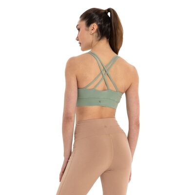 Inguz Çift Askılı Sırtı Çapraz Yoga Büstiyer - 3