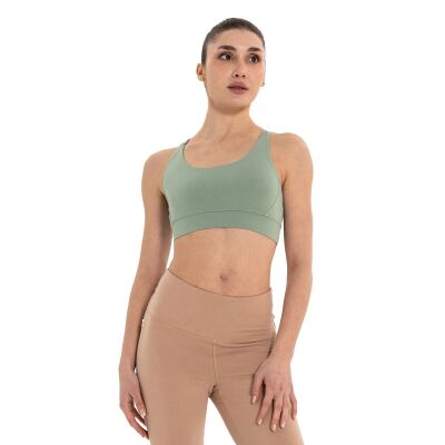 Inguz Çift Askılı Sırtı Çapraz Yoga Büstiyer - 6