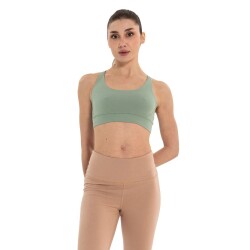 Inguz Çift Askılı Sırtı Çapraz Yoga Büstiyer - 7