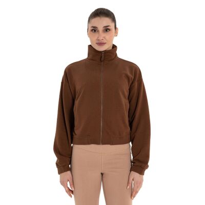 Inguz Dik Yaka Fermuarlı Sweatshirt - 1