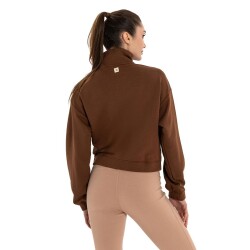 Inguz Dik Yaka Fermuarlı Sweatshirt - 4