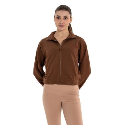 Inguz Dik Yaka Fermuarlı Sweatshirt - 5