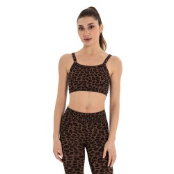 Inguz Leopar Desen Seamless Bra - INGUZ