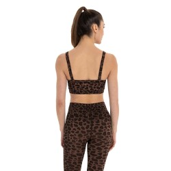 Inguz Leopar Desen Seamless Bra - 3