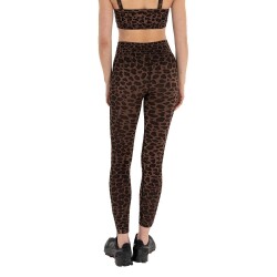Inguz Leopar Desen Seamless Toparlayıcı Tayt - 3