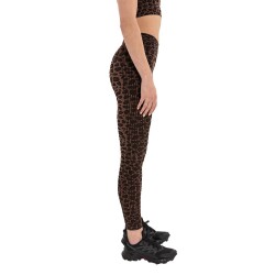 Inguz Leopar Desen Seamless Toparlayıcı Tayt - 4