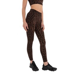 Inguz Leopar Desen Seamless Toparlayıcı Tayt - 6