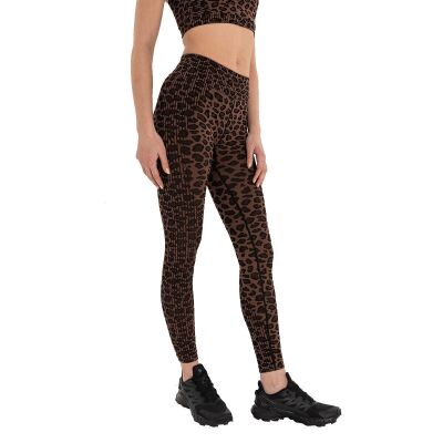 Inguz Leopar Desen Seamless Toparlayıcı Tayt - 6