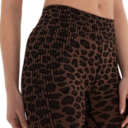 Inguz Leopar Desen Seamless Toparlayıcı Tayt - 7