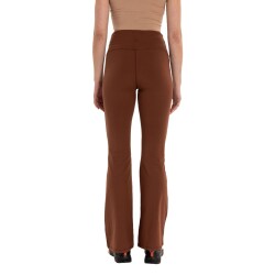 Inguz Roll Up Flare Toparlayıcı Yoga Pantolon - 3