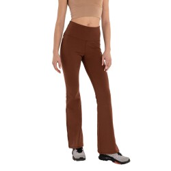Inguz Roll Up Flare Toparlayıcı Yoga Pantolon - 4