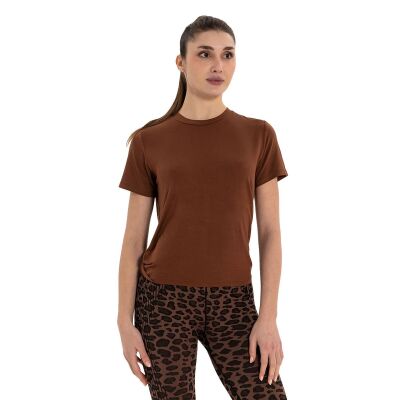Inguz Sırt Bağlamalı Modal Yoga T-Shirt - 2