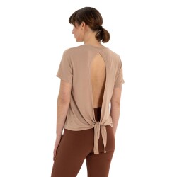 Inguz Sırt Bağlamalı Modal Yoga T-Shirt - INGUZ