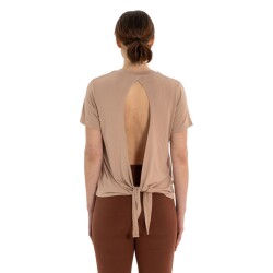 Inguz Sırt Bağlamalı Modal Yoga T-Shirt - 2