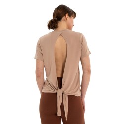 Inguz Sırt Bağlamalı Modal Yoga T-Shirt - 3