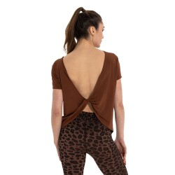 Inguz Sırt Detay Modal Yoga T-Shirt - INGUZ