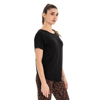 Inguz Sırt Detay Modal Yoga T-Shirt - 2