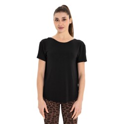 Inguz Sırt Detay Modal Yoga T-Shirt - 4