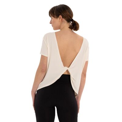 Inguz Sırt Detay Modal Yoga T-Shirt - 1