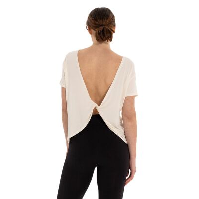 Inguz Sırt Detay Modal Yoga T-Shirt - 3