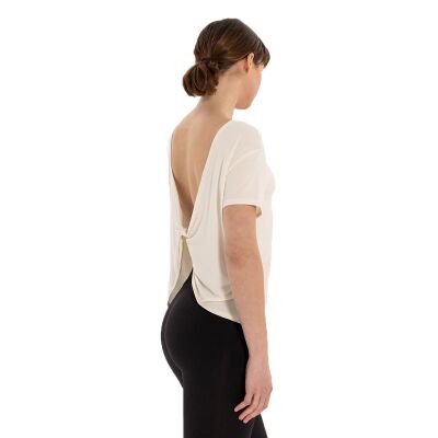 Inguz Sırt Detay Modal Yoga T-Shirt - 5