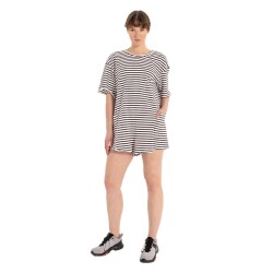 Inguz Stripe %100 Pamuk Şort Tulum - 4