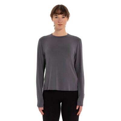 Inguz Uzun Kollu Basic Modal Yoga T-Shirt - 1