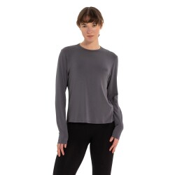 Inguz Uzun Kollu Basic Modal Yoga T-Shirt - 7