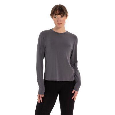 Inguz Uzun Kollu Basic Modal Yoga T-Shirt - 7