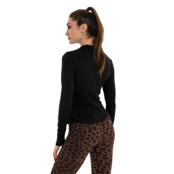 Inguz Uzun Kollu Basic Modal Yoga T-Shirt - 3