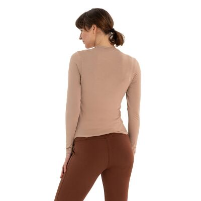 Inguz Uzun Kollu Basic Modal Yoga T-Shirt - 2