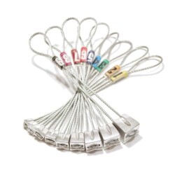 Kouba Alu Nuts 9'lu Stoper Seti - Silver, n.1-9 - Kouba
