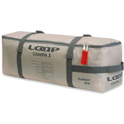 Loap Campa 3 Kişilik Kamp Çadırı Duman Gri - 6