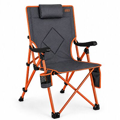 Madfox FlexLounge 3 Aşamalı Katlanabilir Kamp Sandalyesi Gri - 1