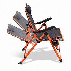 Madfox FlexLounge 3 Aşamalı Katlanabilir Kamp Sandalyesi Gri - 2