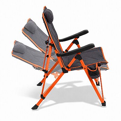 Madfox FlexLounge 3 Aşamalı Katlanabilir Kamp Sandalyesi Gri - 2